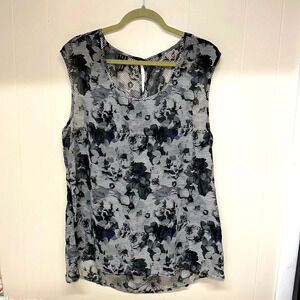 Maurice Semi Sheer Floral Top